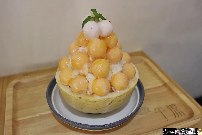 高雄美食|午涼季節限定哈密瓜冰好看又好吃、檸檬清冰讓人驚艷 高雄冰品
