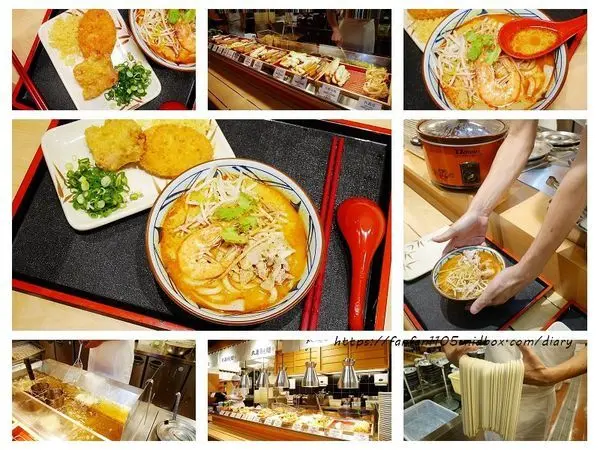 全球最大日式連鎖烏龍麵店【丸亀製麵】#手作烏龍麵 #海鮮叻沙湯麵 #炸天婦羅 #平價美食 #台北美食 #松菸