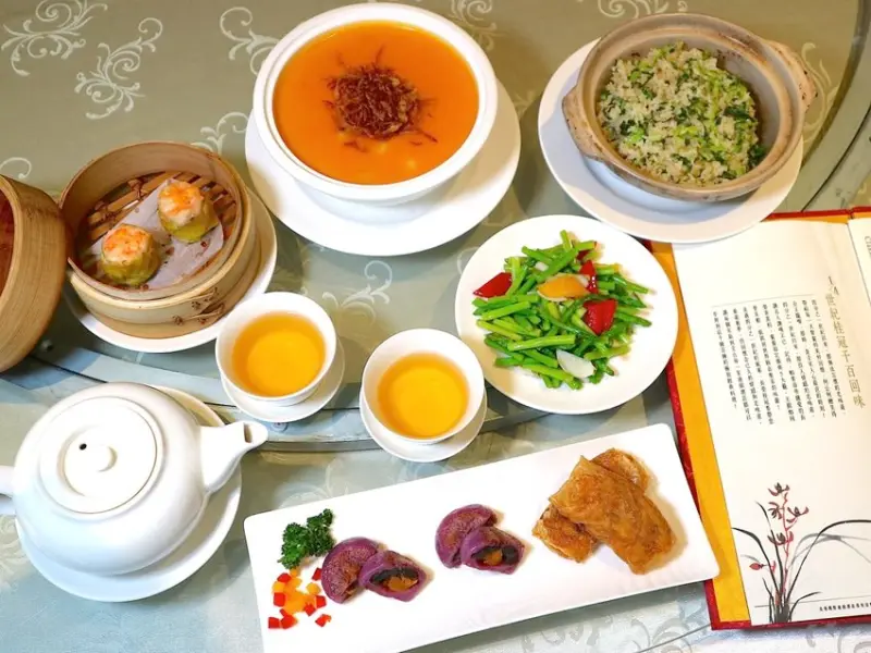 台南｜台糖長榮酒店-長園中餐廳：台南經典港茶餐廳，新菜單上市！長園「辛中菜」香麻/開胃雙人合菜澎湃又划算/ - 進食的巨鼠