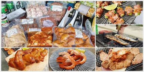 早安公雞X一家戶戶聯名║烤肉歡聚必備！超值中秋海陸全餐烤肉組(10人)，直接網購宅配到家，就是要輕鬆烤～