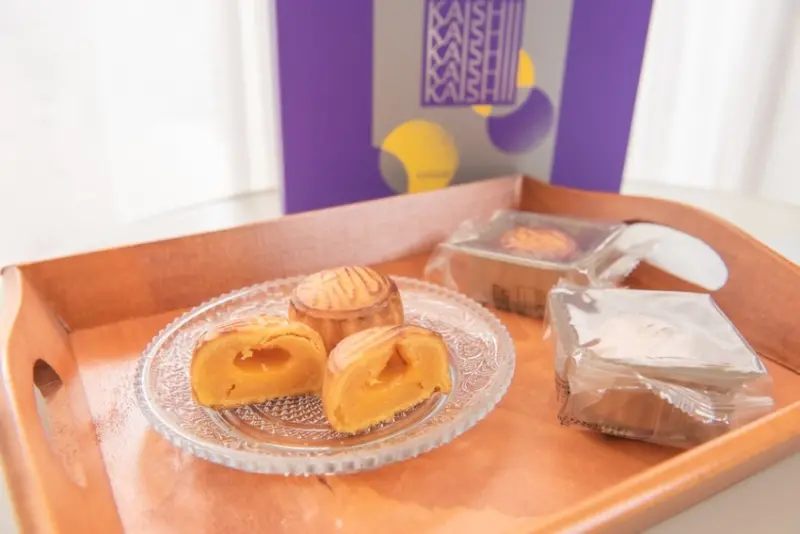 開璽喜餅/奶黃流心月餅-望月禮盒/2020中秋月餅推薦/宅配網路團購美食/香港人氣排隊點心/板橋月餅推薦/板橋伴手禮