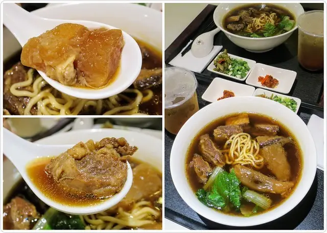 【台北華山市場美食】恩記牛肉麵，主廚牛肉麵選用牛肋條肉和牛筋，湯頭紅燒香氣十足！