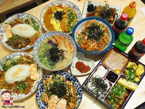 高鐵附近好吃的日式洋食餐廳，丼飯份量超大，每日特餐便當只要100元，柚子雞肉沙拉強力激推