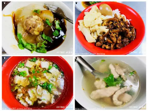 【苗栗。通霄】通霄火車站美食。豬尾仔肉圓