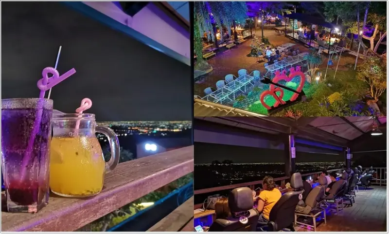 【雲林古坑景點】天空之夜養生泡腳咖啡~邊用餐邊看夜景，養生泡腳送飲品~超享受。食尚玩家推薦!!