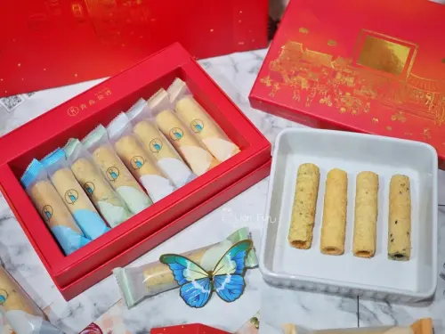 2020年春節伴手禮｜青鳥旅行。爆餡蛋捲與流沙蛋捲超威！紮實酥脆～