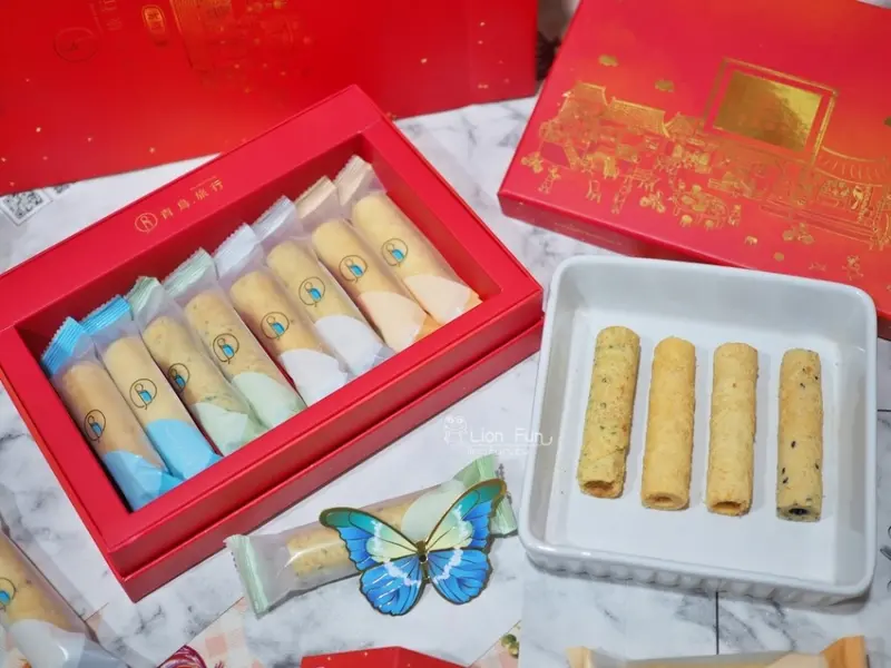 2020年春節伴手禮｜青鳥旅行。爆餡蛋捲與流沙蛋捲超威！紮實酥脆～