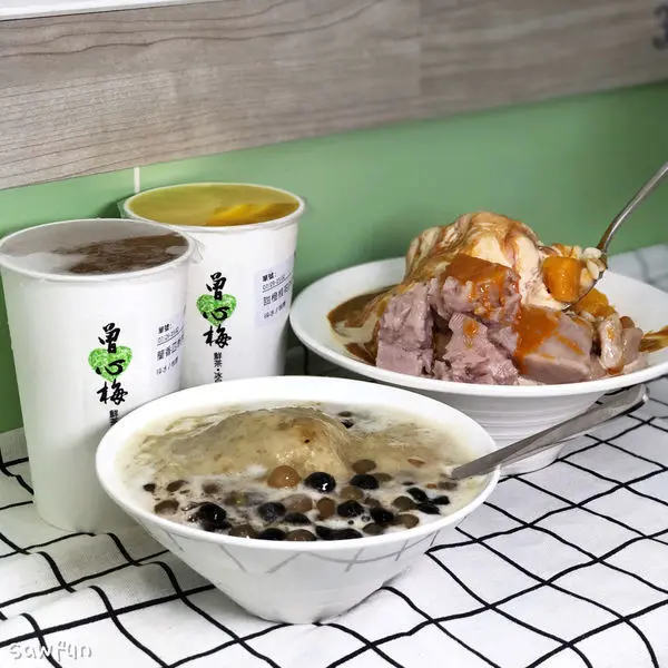 【台北美食】曾心梅圓環冰舖 推薦花生雪花冰 滿滿的花生最對味 用料實在又大碗 高CP美食 中山站美食 寧夏夜市圓環必吃冰品