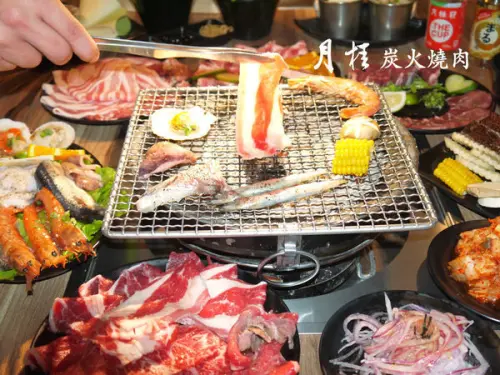 【基隆市 仁愛區】月桂炭火燒肉-高cp值吃到飽，天使紅蝦＆菲力必點，哈根達斯吃好吃滿(近基隆廟口)
