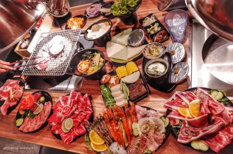 ｜關於美食（基隆 x 月桂炭火燒肉）｜禾乃氏口袋食堂分享日誌—高cp值日式無煙炭烤，優質肉品海鮮&天使紅蝦無限量供應、頂級Haagen-Dazs哈根達斯吃到飽