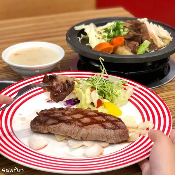 【台中美食】紅火明爐炭烤牛排 南屯區新開幕的炭烤美食  這裡沒有奢華裝潢只有超超值的牛肉鍋 主打Prime頂級高品質牛排