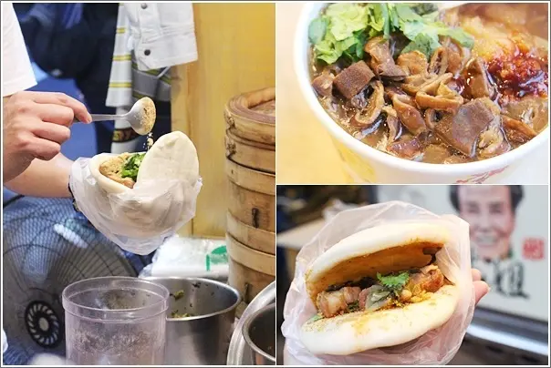 桃園｜桃姐大腸麵線&手工刈包．桃園火車站前銅板美食滿滿滷大腸的麵線和手工製作刈包