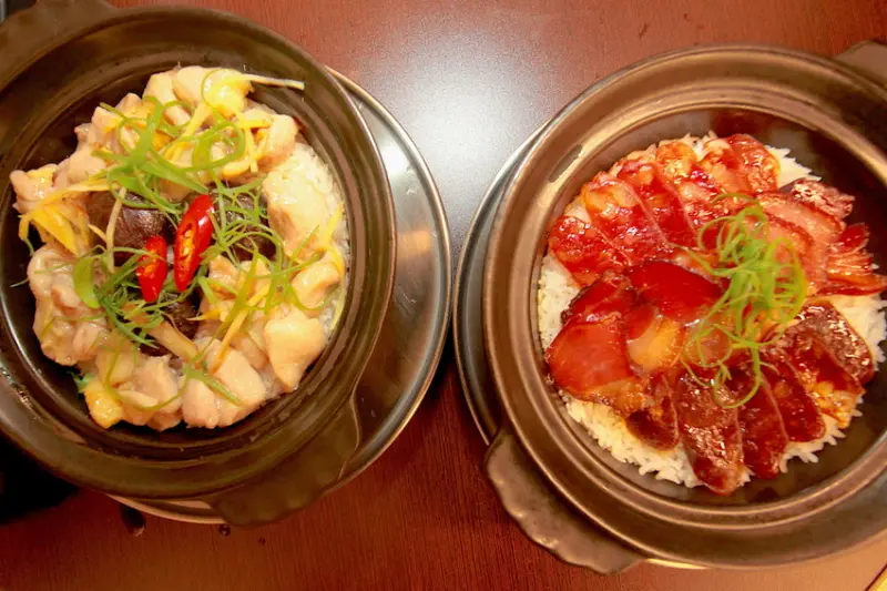 吃。台南|中西區|  充滿港式茶飲復古氛圍，各種煲仔飯滿足您的口腹之慾「孫記港式煲仔飯」。