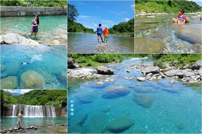 花蓮親子玩水景點 ▶ 砂婆噹溪遊憩區 | 水源地 ▶ 在地人私藏玩水秘境 絕美秘境玩水趣 夏日戲水避暑勝地 砂婆噹溪水源地交通資訊!