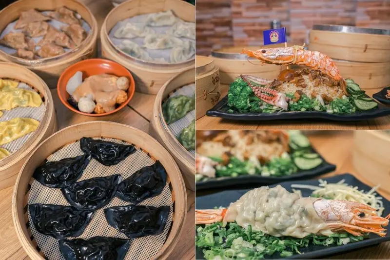 蝦米~天使蝦也可以這樣吃！限量手工天使蝦蒸餃，去殼穿上蒸餃皮外衣，甚至還有天使紅蝦躺在滷肉飯浮誇指數報表-nana愛旅行札記