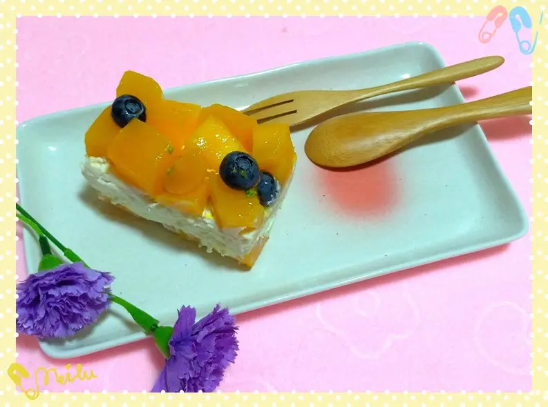 人氣團購法式手工烘焙.甜點禮盒推薦~食感旅程/白乳酪芒果蛋糕，滿滿的新鮮芒果，不只漂亮更是美味!