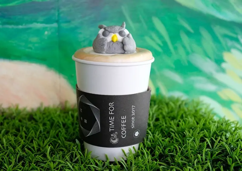 太卡啡 Time for coffee自強店：高雄咖啡外帶吧x貓頭鷹棉花糖棲息地，台南也買得到的平價咖啡 - 金大佛的奪門而出家網誌