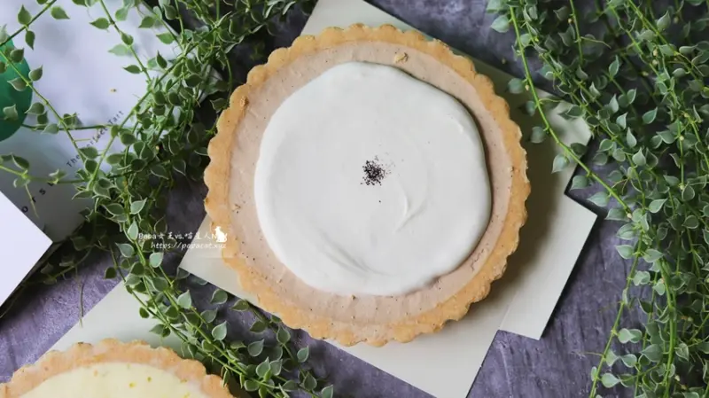  一事製菓-無法更完美之 檸檬塔Ｘ黑糖鐵觀音厚奶茶塔 很清新奶香很足的塔啊-Papa女王vs.喵星人Ｎ