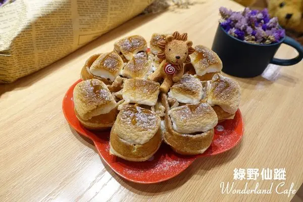 [甜點] 台北 - 綠野仙蹤 Wonderland Cafe (雙連赤峰店) ~ 美味烤棉花糖鬆餅、手沖咖啡，溫馨舒適的咖啡館