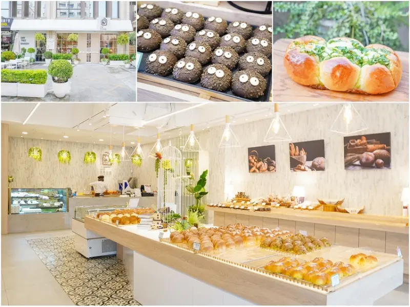 [高雄]日樹烘焙坊-高雄最美麵包店~網美拍不停地白色小洋房!萌萌煤炭麵包超吸睛 - 美食好芃友