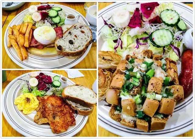 【雲林斗南早午餐】沐光廚房，起司焗烤蔥花鰻頭搭配油煎麵線?中西合併的創意早午餐店在斗南!