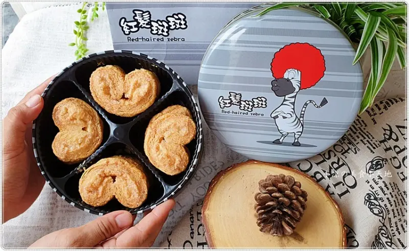 台中新伴手禮║紅髮斑斑，令人瘋狂、吃不停的蝴蝶酥，酥、香、美味的誘惑，不用飛香港，台中逢甲就買的到啦！