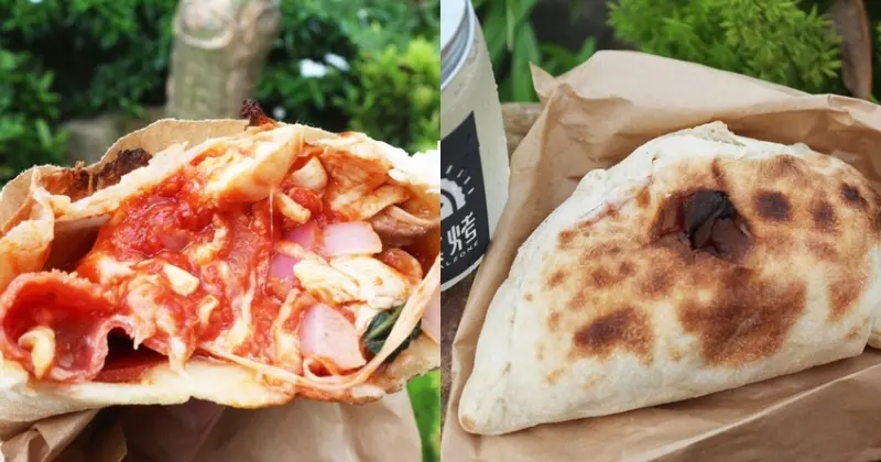 台南窯烤披薩　外帶也溫熱美味的披薩餃　孔廟周邊散步點心