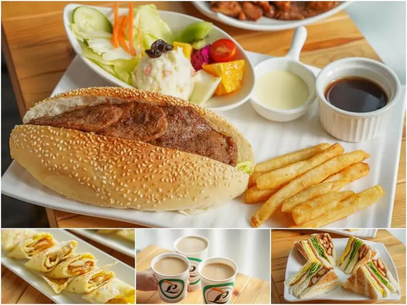 [高雄早午餐推薦]古糧碳烤三明治-超豪氣燒肉大亨堡x炭烤辣燻雞總匯!來自屏東的人氣早餐店 - 美食好芃友