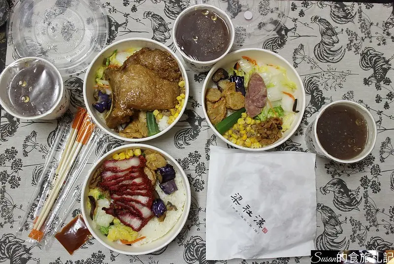 台中美食|漢口路新開幕梁社漢排骨，主餐美味，配菜不會太過油膩，除了櫃檯點餐還設有自助點餐使用行動支付超方便的