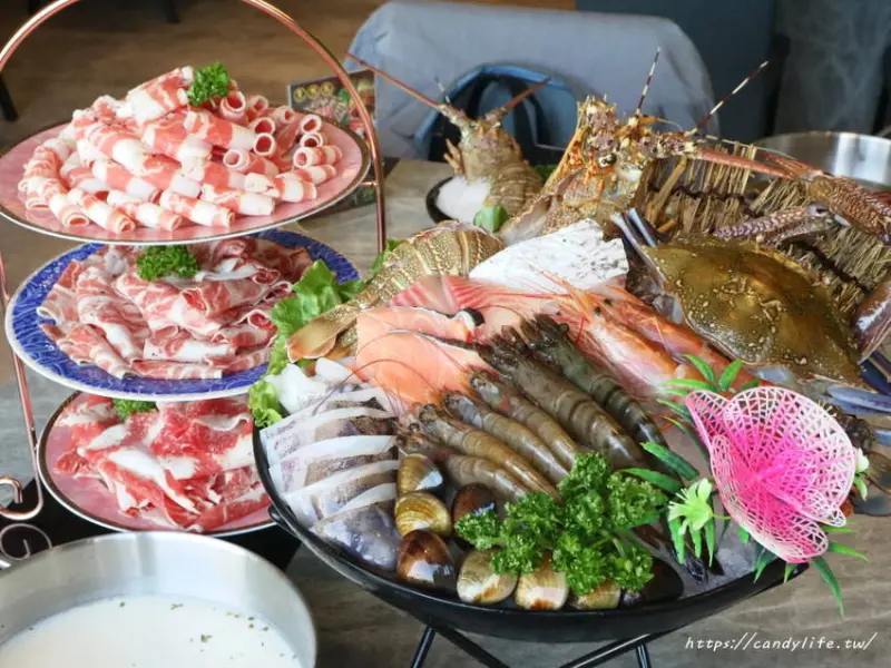 養鍋Yang Guo石頭涮涮鍋中科店│柴犬主題鍋物餐廳，激推雙人套餐，CP值超高！也是間寵物友善餐廳～