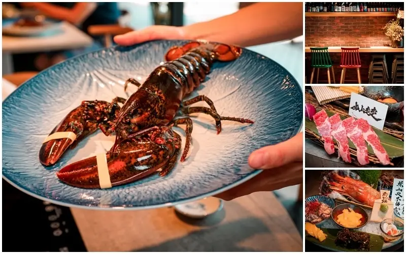 山上走走-日式新鮮無菜單鍋物 ▏一個人千元就能品嚐龍蝦三吃的無菜單料理。搭配鹿兒島A5和牛 海陸一次get。新竹無菜單推薦