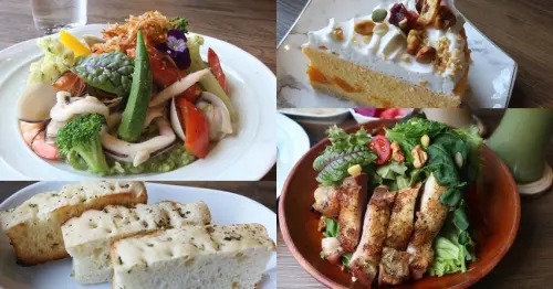 蔬食樂河畔店　安平留飯店內的精緻蔬食　沙拉、燉飯與超值套餐選擇