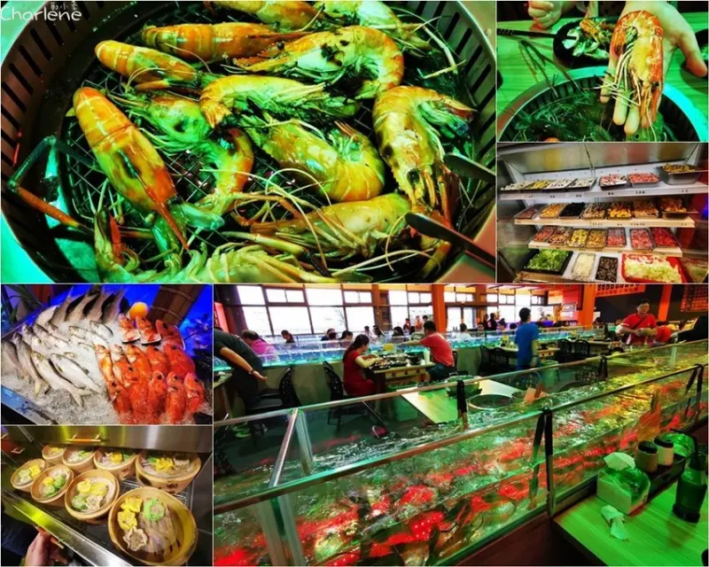 【宜蘭市】夯蝦水道泰國蝦生鮮燒烤－泰國蝦吃到飽燒烤+火鍋，自助式Buffet隨你吃！現撈螃蟹魚類生蠔|泰國蝦料理|港式料理燒賣|飲料冰品甜點