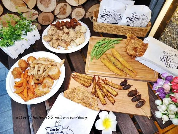 【台北雞排】怪獸小雞排 #麻香紅雞排 #蒜香黃雞排 #炸物 #士林美食 #士林夜市