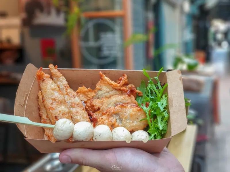 高雄鹽埕｜山壹旗魚食製所-以整尾旗魚製成的正港旗魚黑輪