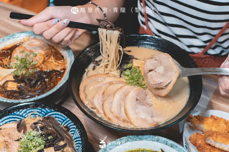 【台中美食推薦】麵屋虎徹-青龍（黎明店），拉麵迸出新滋味，品一碗中西合併的青龍拉麵