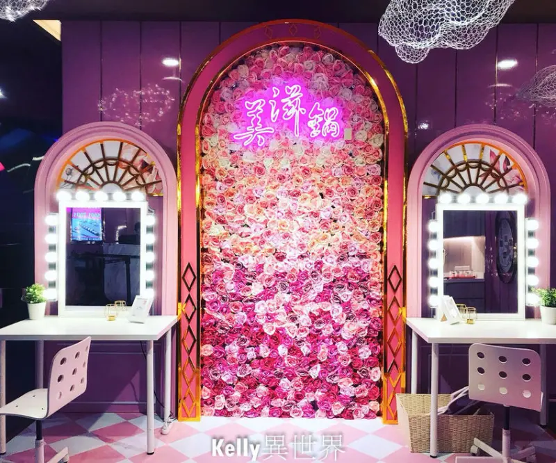 |台北信義區美食 新加坡夢幻粉紅鍋物美滋鍋beauty in the pot整間以粉紅色系為主題 網美IG打卡拍照好地方|