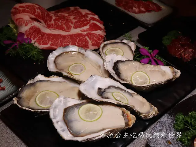 桃園燒烤吃到飽『火之舞蓁品燒和牛放題(桃園店)』啤酒無限供應.巨無霸生蠔.菜單