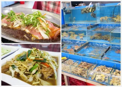 【台中梧棲漁港美食】鹿港平價海鮮餐廳，菜色多種、魚貨新鮮，海雞母一魚兩吃～肉質鮮甜細嫩！