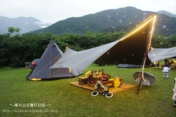 ♥遊♥【親子露營】滑索沙灘車●戲水跑跳碰●免搭帳●露境東岳輕鬆露