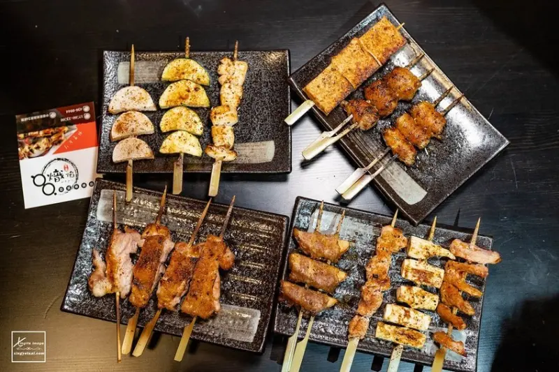 桃園中壢｜【熾焰手串】不油炸的平價串燒，享受新鮮食材的好味道(近中原夜市)