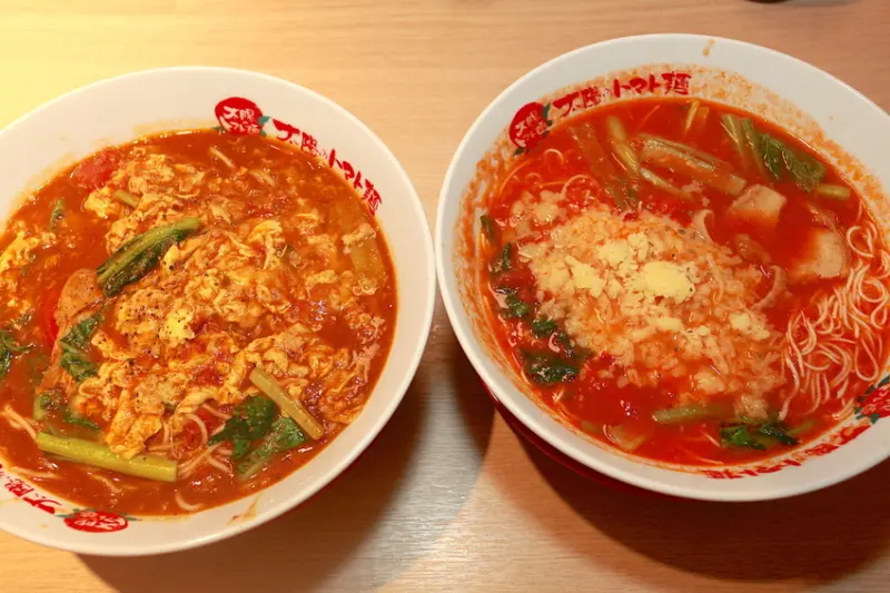 吃。台南|中西區|  來自日本知名拉麵店，使用天然食材來呈現，台南新光三越西門店-台南市首店 「太陽蕃茄拉麵-西門店」。