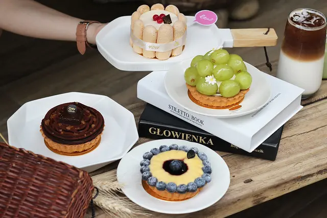 台中美食｜Color C’ode凱莉小姐-傳遞幸福的特色甜點，激推法式午夜藍塔