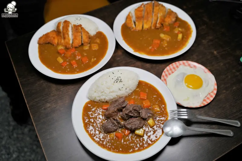 上也日式咖哩飯不用百元的咖哩飯，連肉品不馬虎自家醃製酥炸、牛肉咖哩好好吃 - 跟著尼力吃喝玩樂＆親子生活