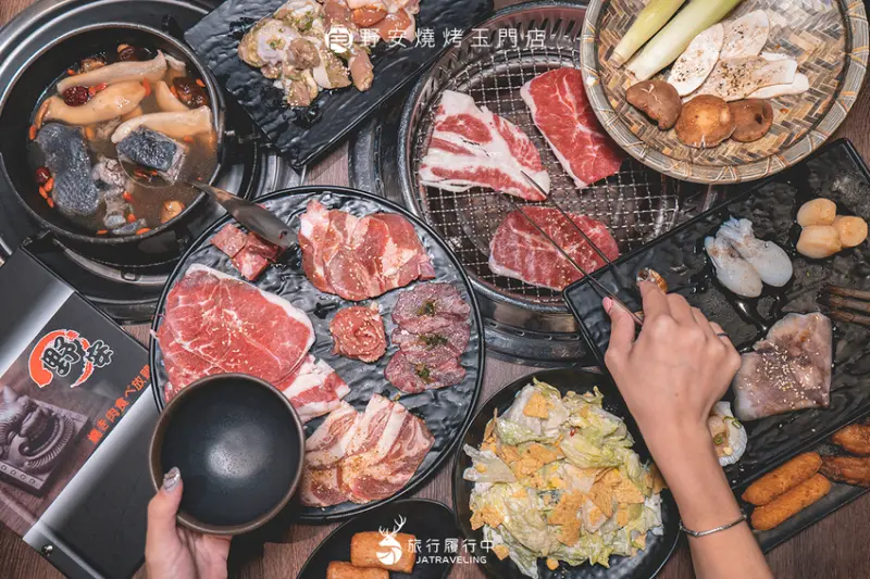 【台中美食推薦】野安燒烤玉門店，中科、東海聚餐新選擇，平價燒烤吃到飽