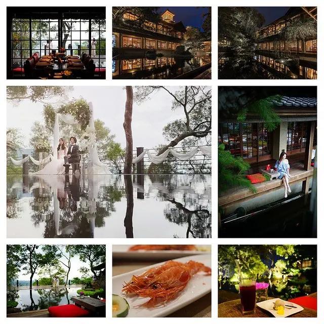 台中夕陽夜景餐廳推薦~又見一炊煙 炊煙裊裊絕美的森林婚宴 夜晚超有神隱少女裡油屋溫泉湯屋的FU，離台中市最近的近郊，夕陽、夜景，讓你一秒走進奇幻的電影場景