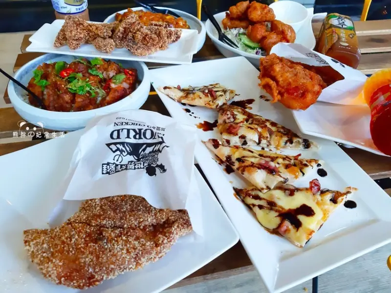 【台中大里】惡魔島世界炸雞厚切雞排、餐廳菜色新上市，獨家料理技術讓雞排......