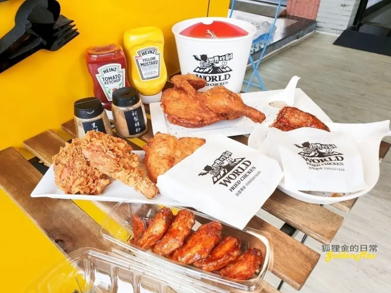 台中大里 │ 惡魔島世界炸雞台中大里店 近一公斤炸半雞吃的豪爽 厚切雞排也是半斤重 肉控還不來