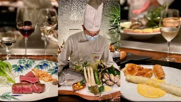 [高雄美食] 日本米其林一星"Ukai-tei鐵板燒x勝沼釀造"新風潮華茂餐酒會 晶英國際行館Silks Club @蛋寶趴趴go