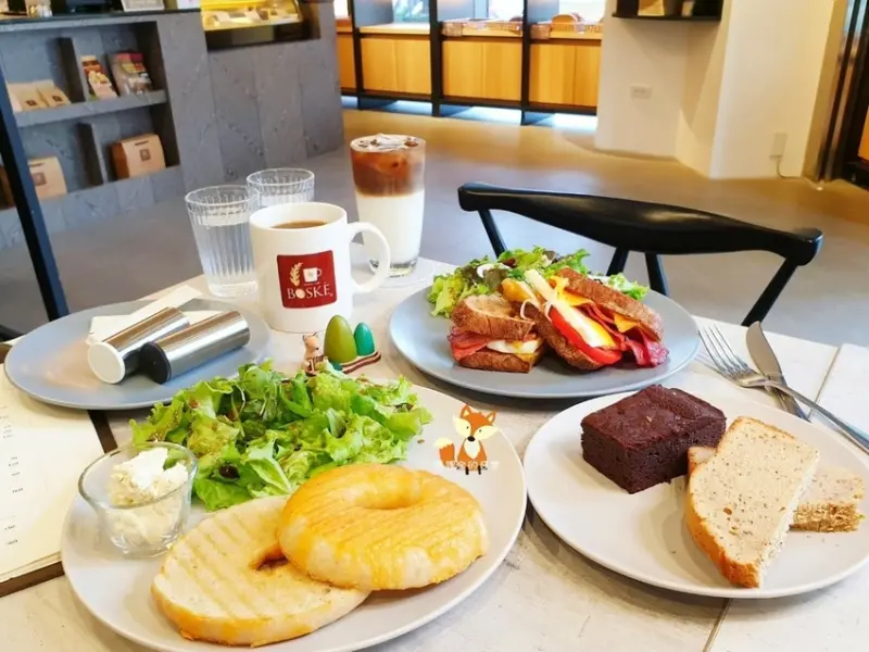 台中北屯 │ BOSKE Bakery Cafe 咖啡麵包坊 職人手作的健康美味 與舊金山同步的好味道
